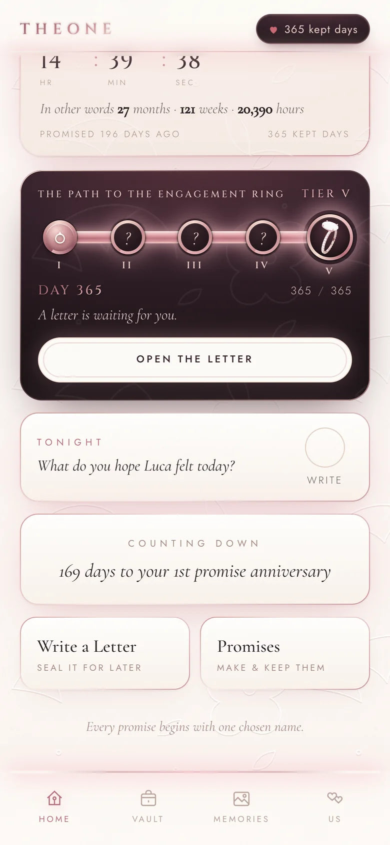 Day 365 in the Vault: the path is complete and a letter is waiting