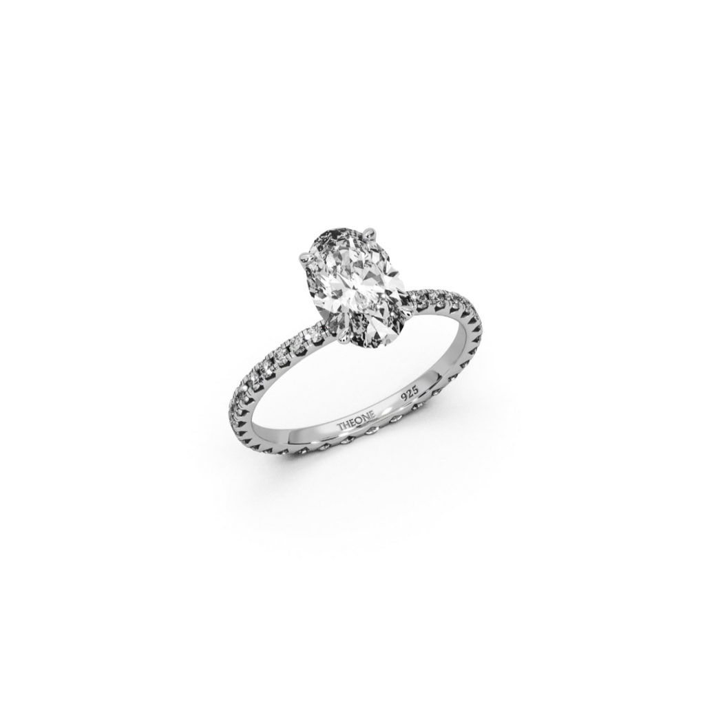 Oval Promise Silver