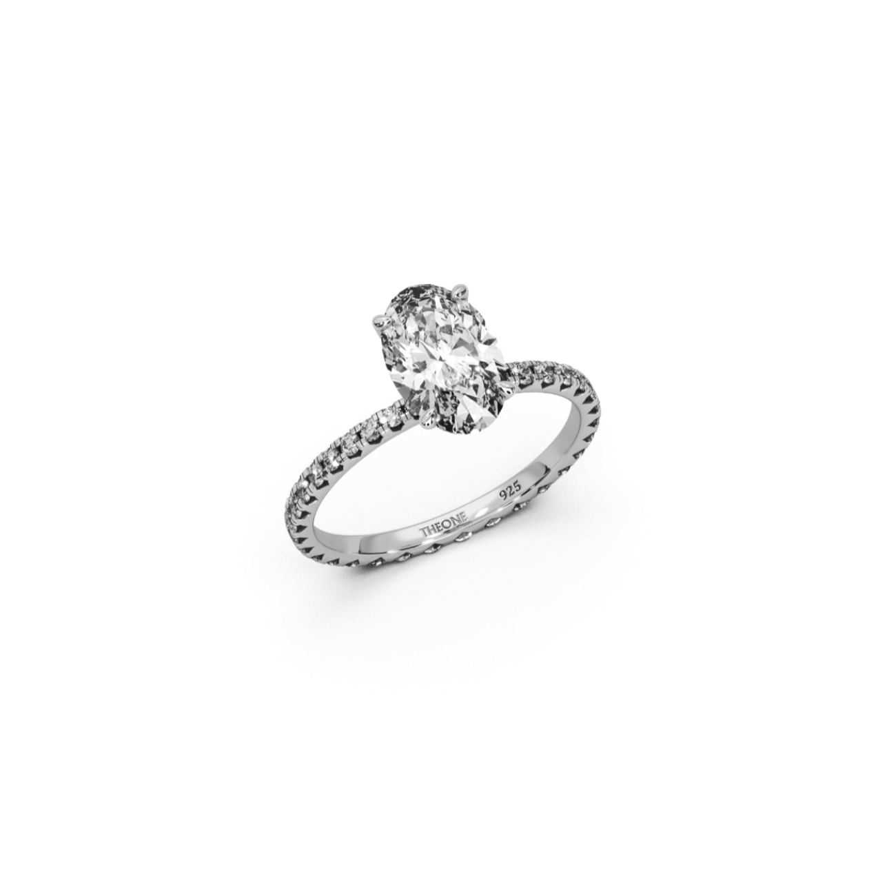 Oval Promise Silver