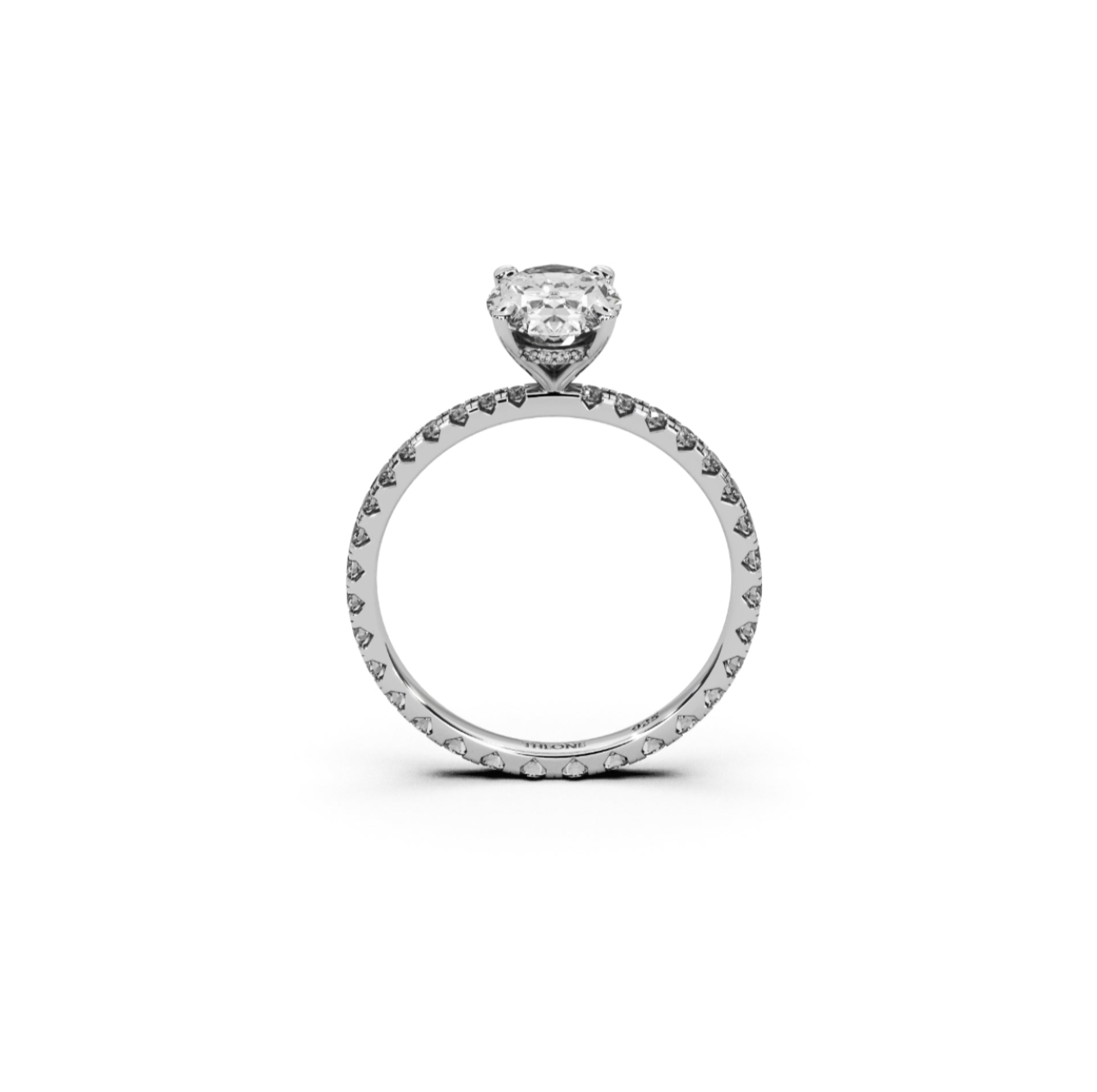 Oval Promise Silver