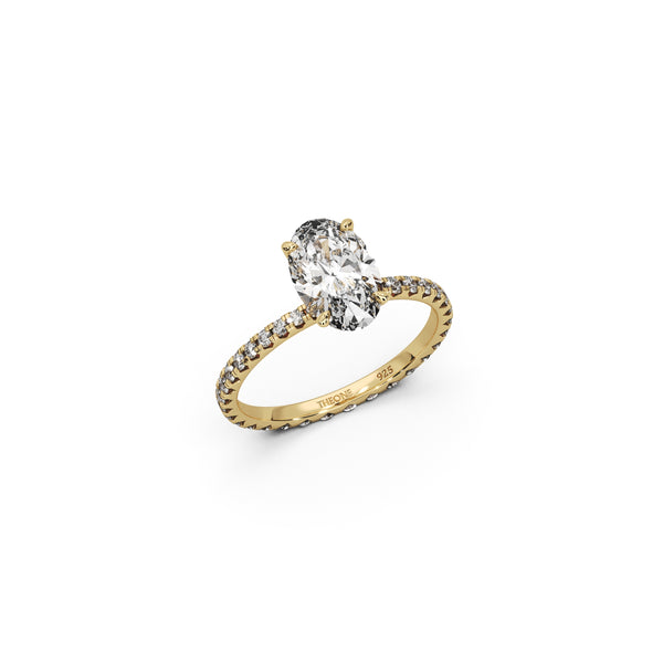 Oval Promise Gold