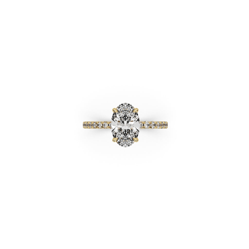 Oval Promise Gold