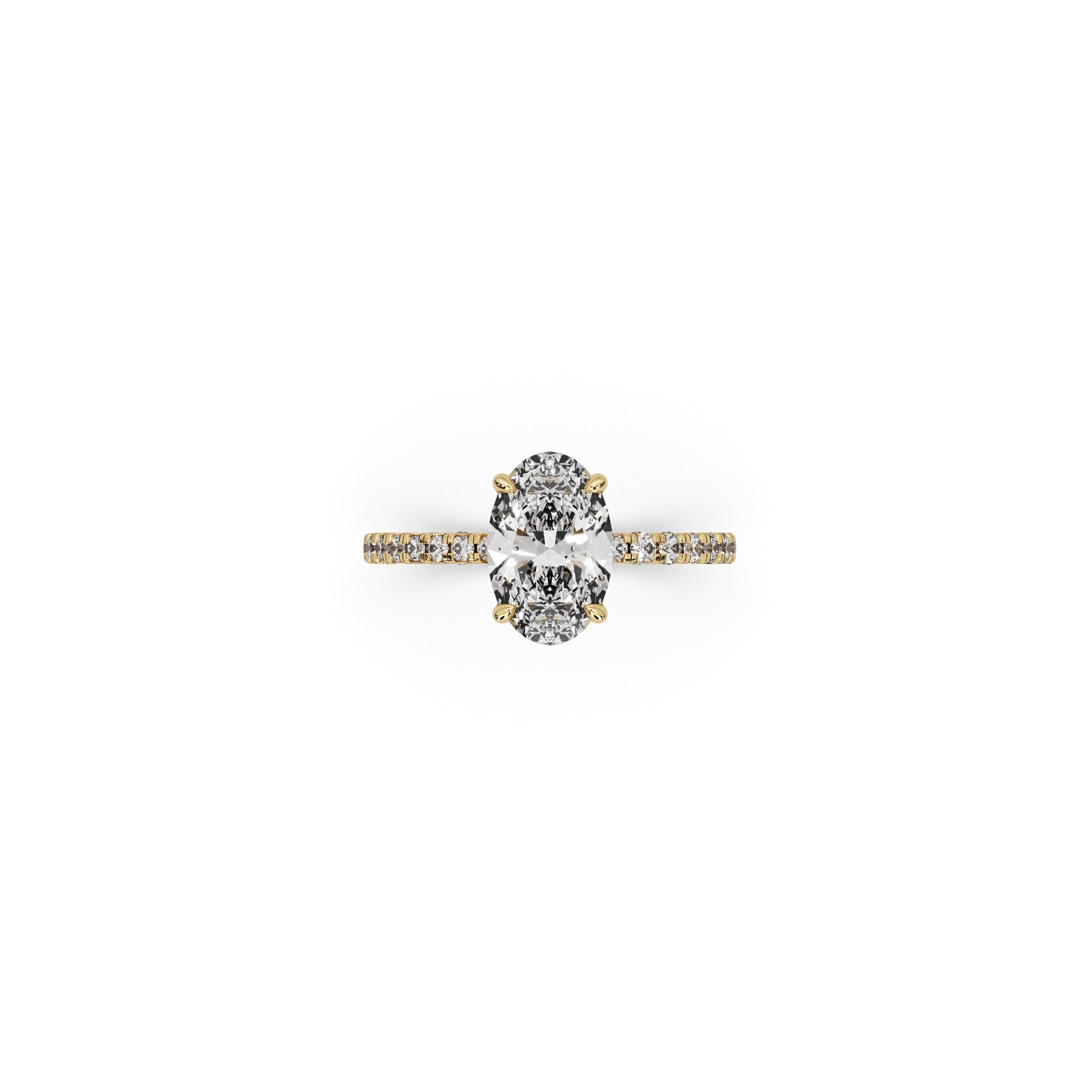 Oval Promise Gold