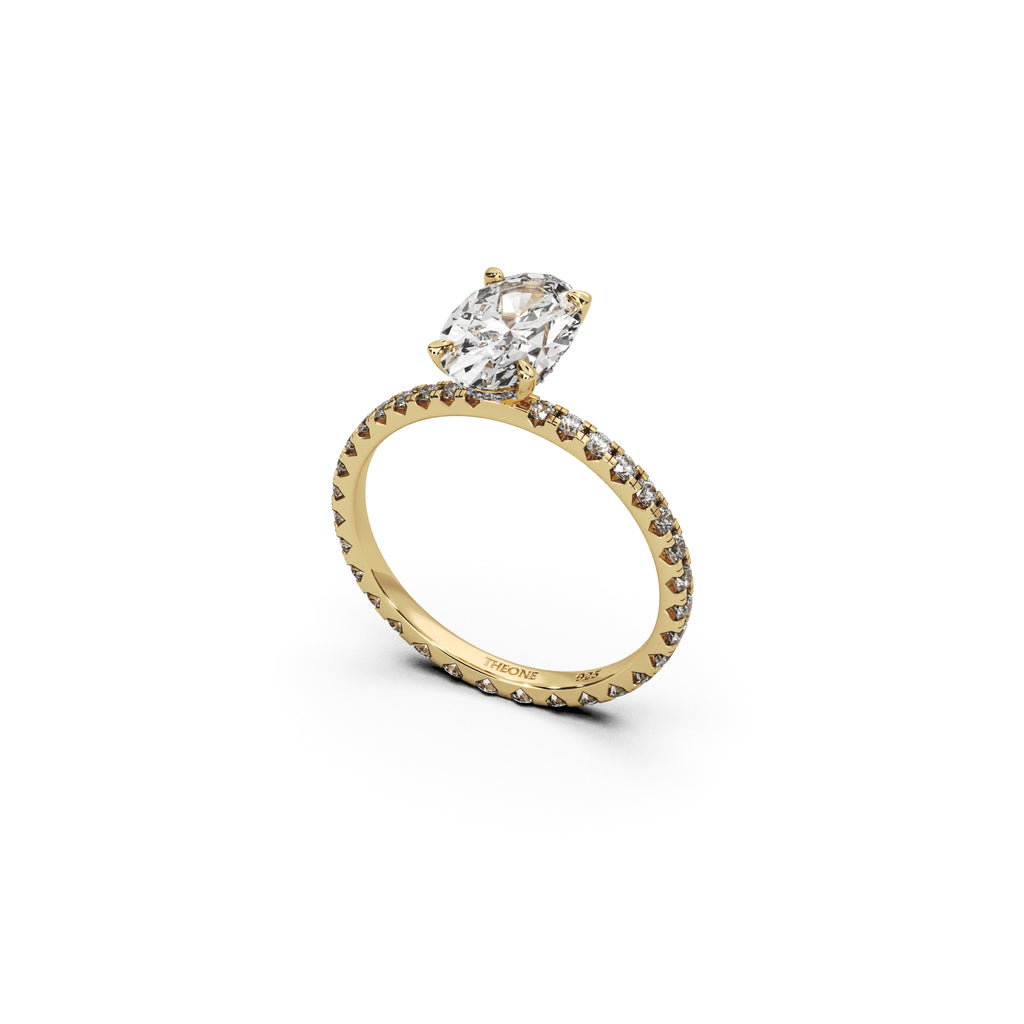 Oval Promise Gold