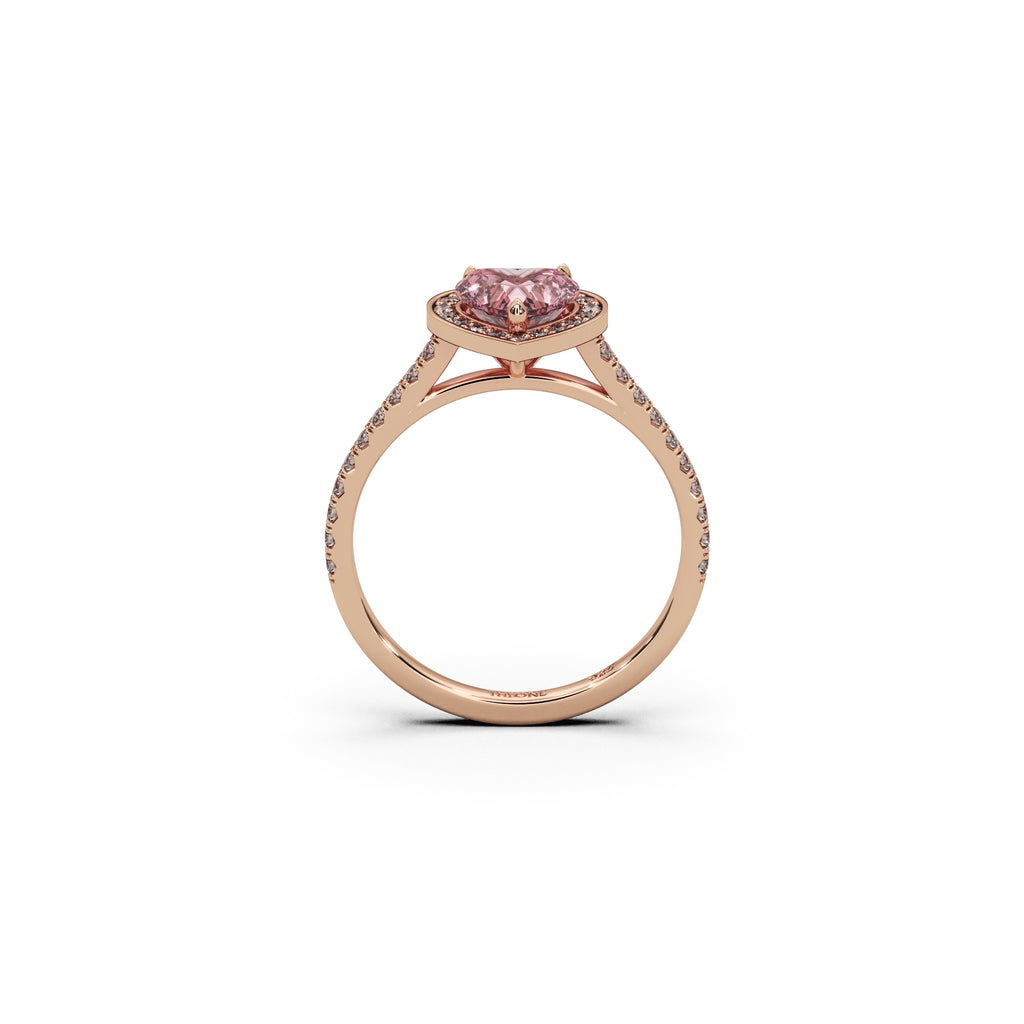 Heart Rose Gold Promise