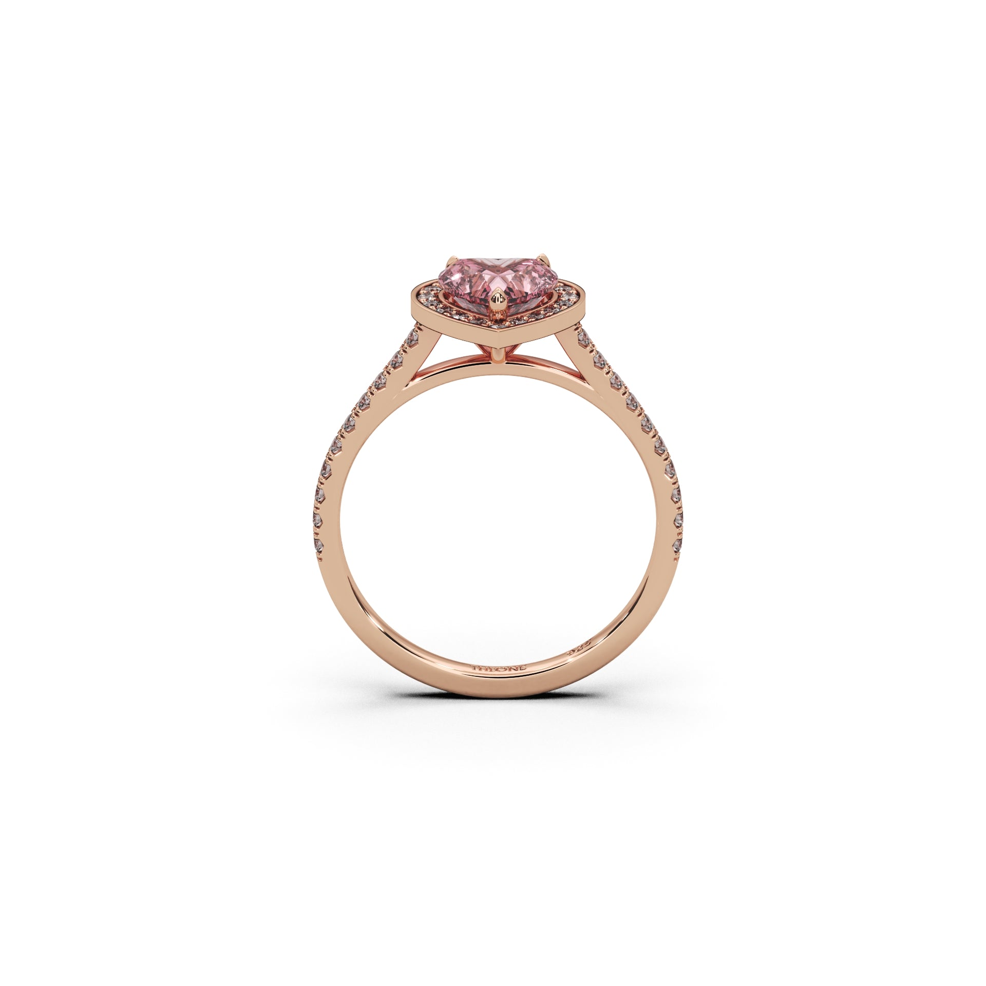Heart Rose Gold Promise