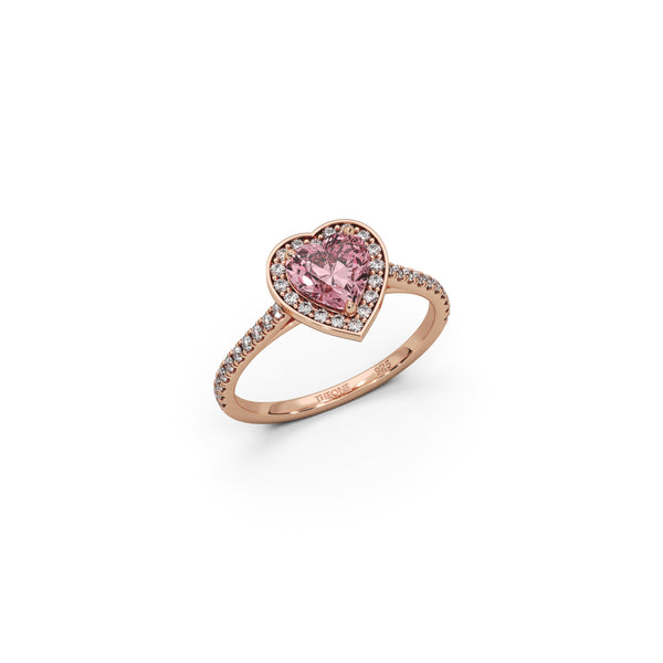 Heart Rose Gold Promise