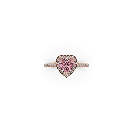 Heart Rose Gold Promise