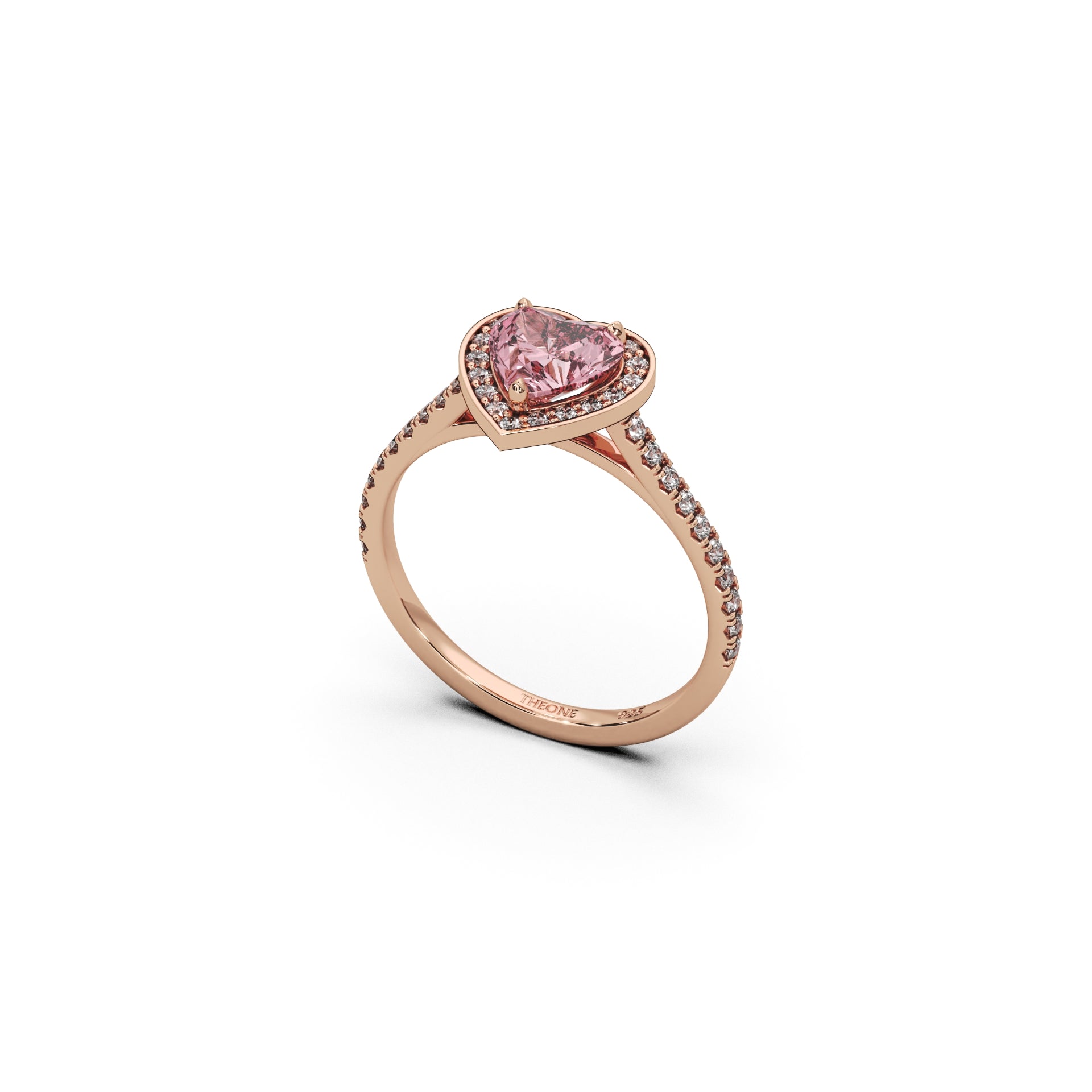 Heart Rose Gold Promise