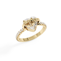 Bow Gold Heart