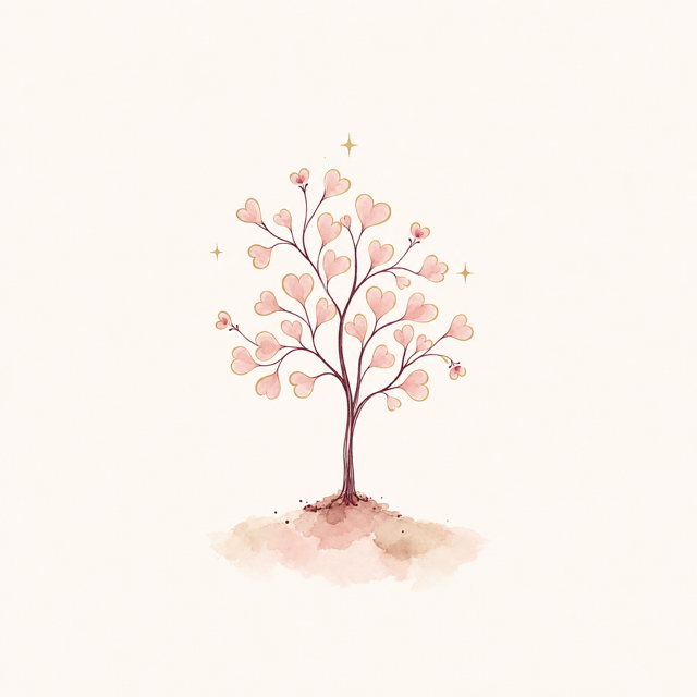 Rosalie, our love tree — First Bloom